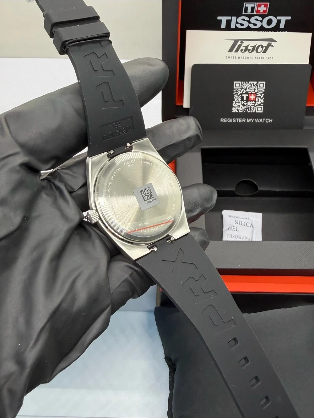 Tissot PRX Black Dial with strap Men’s Quartz 40mm Watch